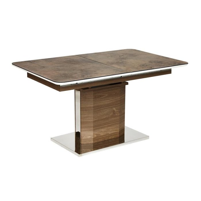 Обеденный стол раскладной Radliffe коричневого цвета - лучшие Обеденные столы в INMYROOM
