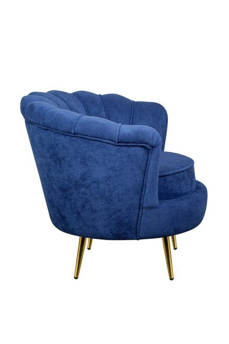 Кресло Pearl синего цвета - лучшие Интерьерные кресла в INMYROOM