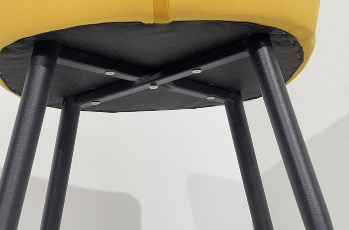 Стул Ричард желтого цвета - купить Обеденные стулья по цене 7880.0