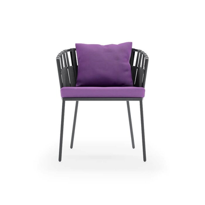Кресло садовое Бора-бора серо-фиолетового цвета - купить Садовые стулья по цене 55000.0