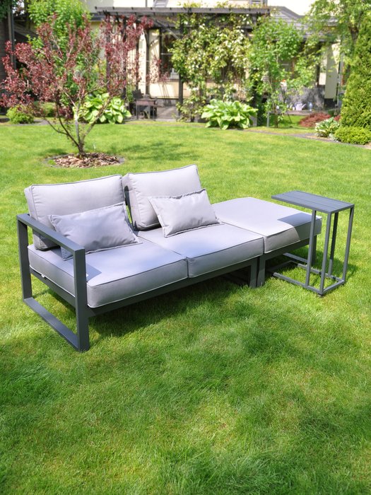 Комплект садовой мебели Лагуна серого цвета - купить Комплекты для сада и дачи по цене 161890.0