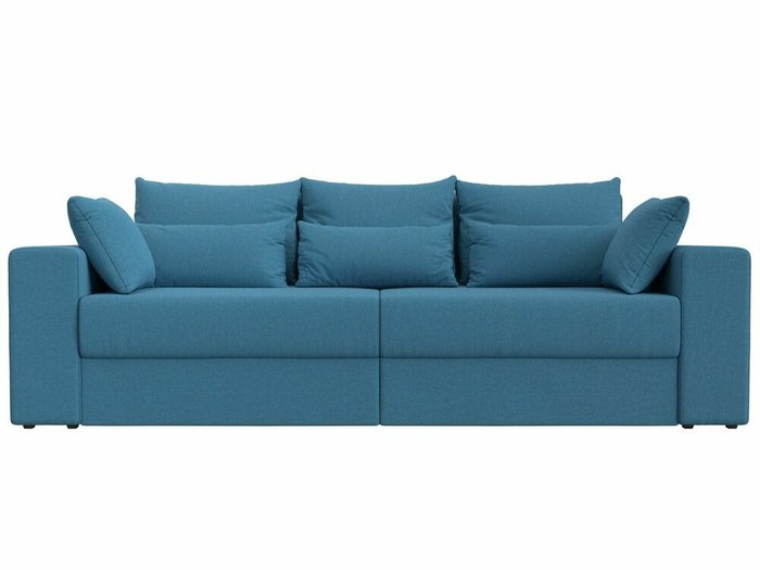 Диван-кровать Майами темно-голубого цвета - купить Прямые диваны по цене 47999.0