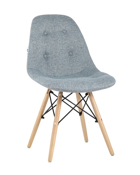 Стул Soft серо-голубого цвета - купить Обеденные стулья по цене 9980.0
