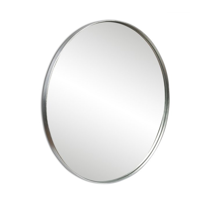 Настенное зеркало Орбита M серебряного цвета - купить Настенные зеркала по цене 10990.0