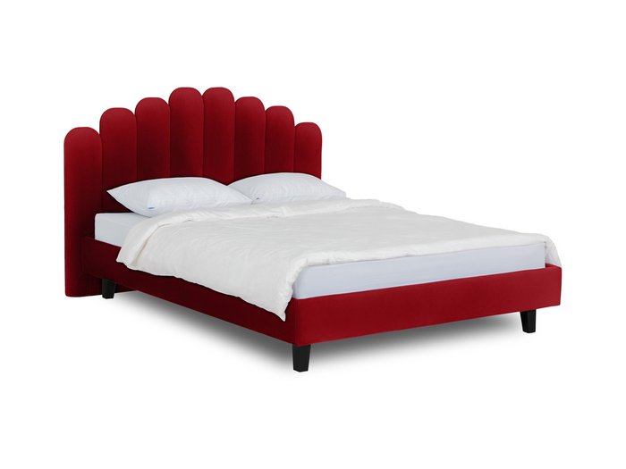 Кровать Queen Sharlotta L бордового цвета 160х200 - купить Кровати для спальни по цене 48180.0