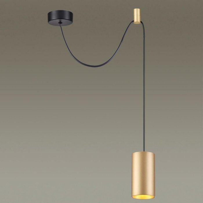 Подвесной светильник Lucas с плафоном золотого цвета - лучшие Подвесные светильники в INMYROOM