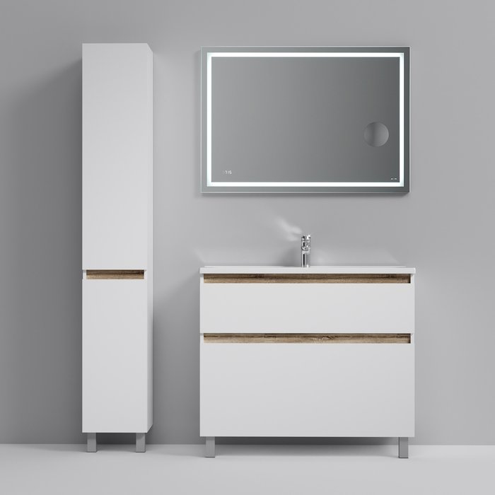 Тумба под раковину AM.PM X-Joy 100 белого цвета - лучшие Тумбы под раковину в INMYROOM