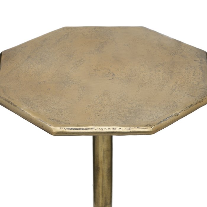 Кофейный стол из металла золотого цвета - купить Кофейные столики по цене 20220.0