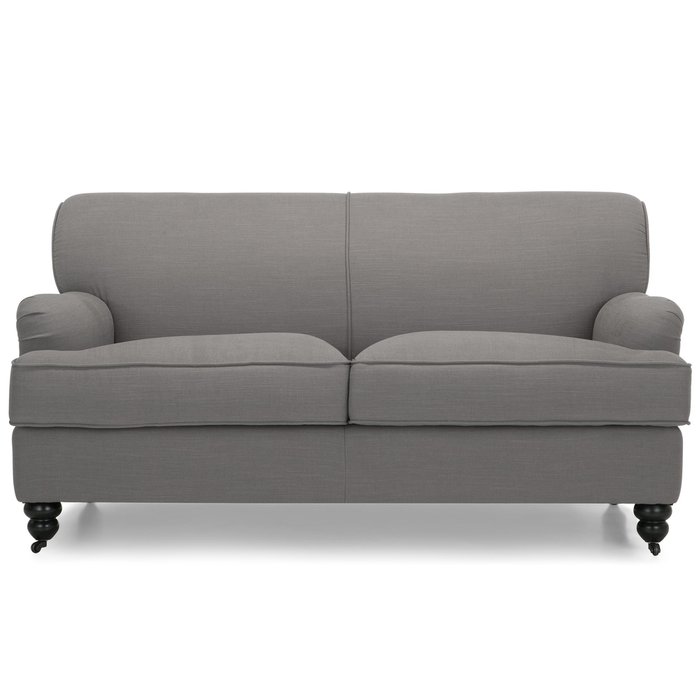 Раскладной диван Orson двухместный серого цвета