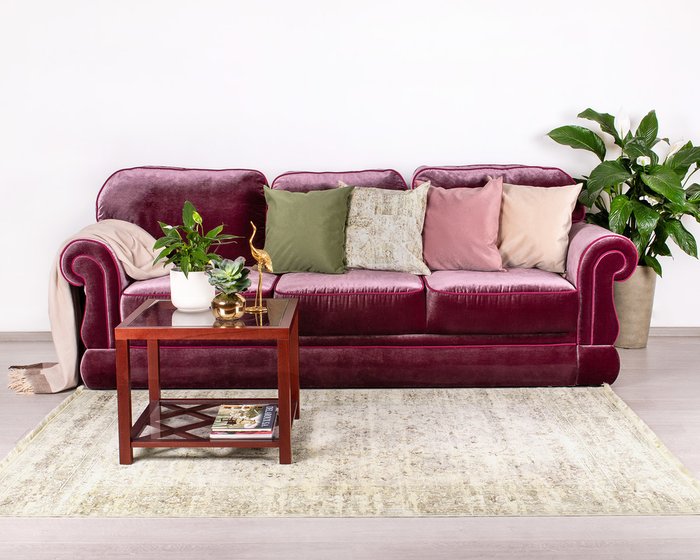 Декоративная подушка Lounge 45х45 серо-бежевого цвета - купить Декоративные подушки по цене 1159