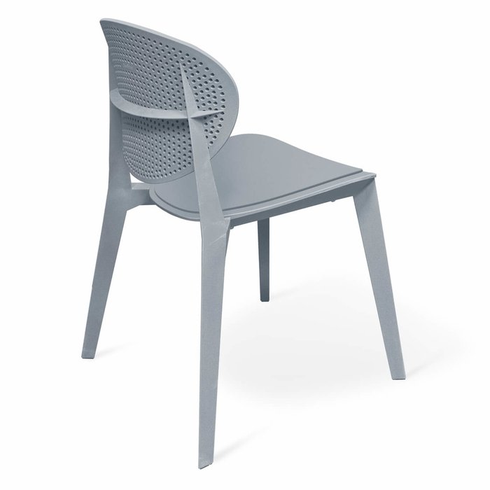 Стул штабелируемый Manfred серого цвета - купить Обеденные стулья по цене 4845.0