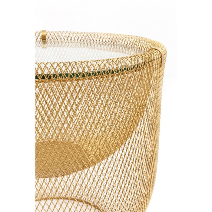 Столик кофейный Grid золотого цвета - лучшие Кофейные столики в INMYROOM