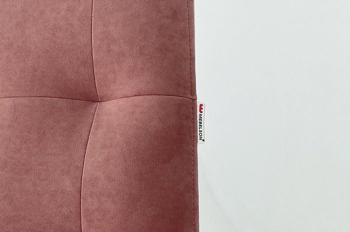 Стул Турин 2 коричнево-розового цвета с белыми ножками - лучшие Обеденные стулья в INMYROOM