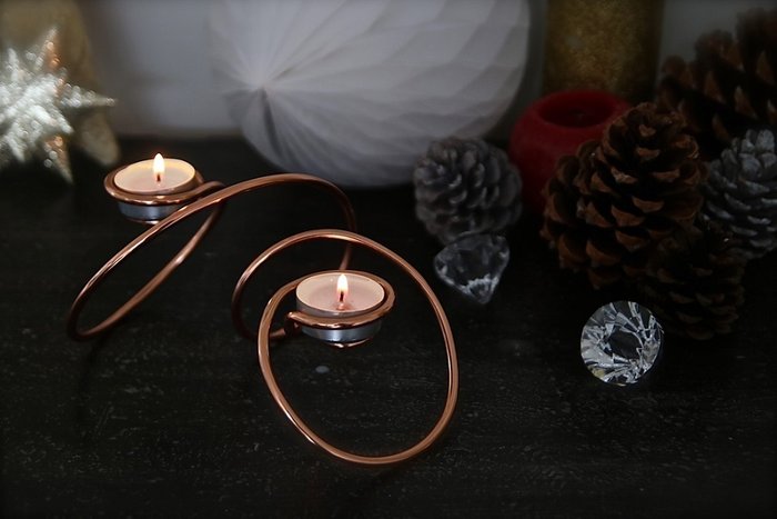 Подсвечник для чайных свечей T-Loop из стали - купить Подсвечники по цене 2450.0 Подсвечник для чайных свечей T-Loop из стали - купить Подсвечники по цене 2450.0