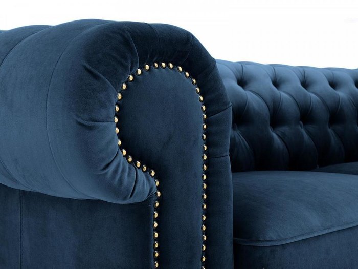 Диван Chester Classic синего цвета - лучшие Прямые диваны в INMYROOM