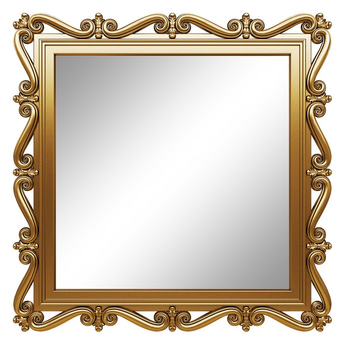 Настенное зеркало Мэрит Золото металлик (S)