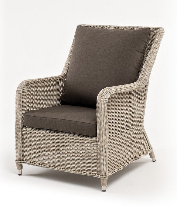 Садовое кресло Гляссе бежевого цвета - купить Садовые кресла по цене 48500.0