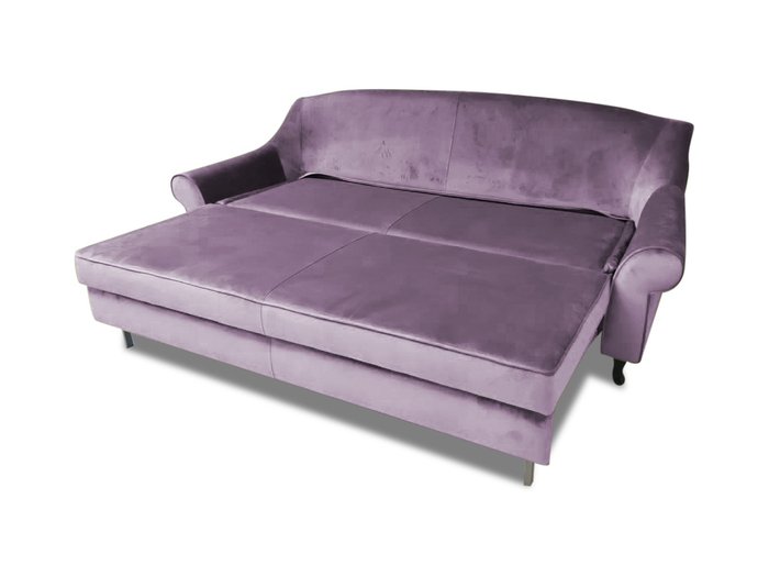 Диван-кровать Пекин сиреневого цвета - купить Прямые диваны по цене 89100.0