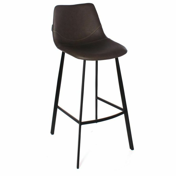Полубарный стул Бормио темно-серого цвета