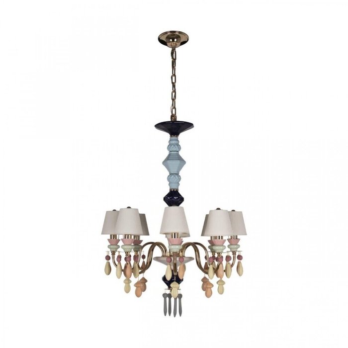 Подвесная люстра Grace 10203/8 Mult (керамика, цвет белый) - лучшие Подвесные люстры в INMYROOM