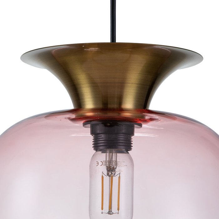 Подвесной светильник Mela со стеклянным плафоном - лучшие Подвесные светильники в INMYROOM