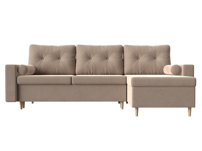 Угловой диван-кровать Белфаст бежевого цвета  правый угол - купить Угловые диваны по цене 52999.0