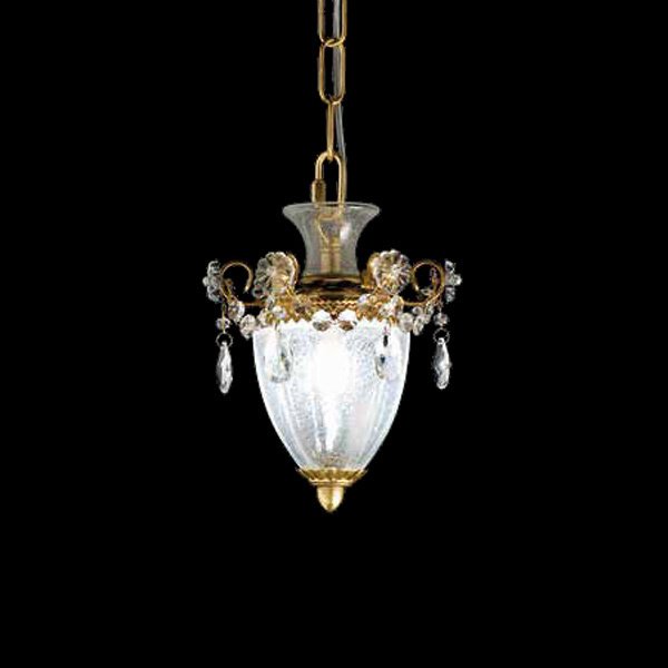 Подвесной светильник MM Lampadari RUGIADA с плафоном из муранского стекла - купить Подвесные люстры по цене 58820.0