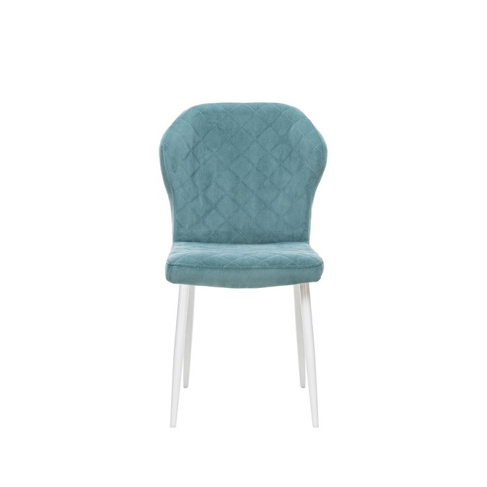 Стул Шейл бело-бирюзового цвета - купить Обеденные стулья по цене 6230.0