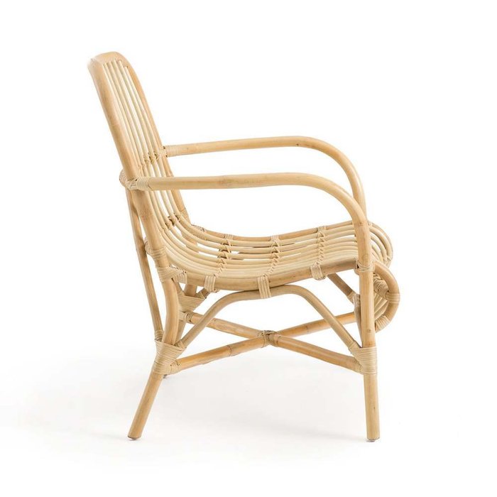 Кресло ротанговое Malu бежевого цвета - лучшие Интерьерные кресла в INMYROOM