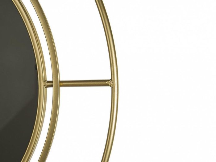 Часы настенные Black circle Aviere черно-золотого цвета  - лучшие Часы в INMYROOM