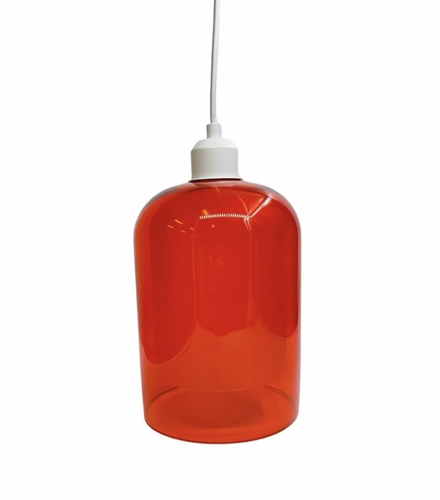 Подвесной светильник Capsule с оранжевым плафоном - купить Подвесные светильники по цене 7373.0
