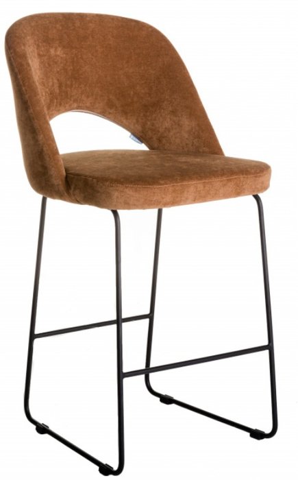 Кресло полубарное Lars коричневого цвета