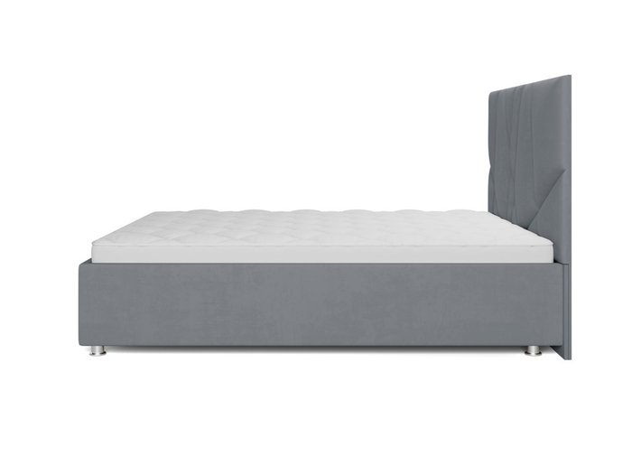 Кровать Стелла 160х200 графитового цвета с подъемным механизмом - лучшие Кровати для спальни в INMYROOM