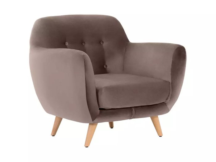 Кресло Loa бежево-коричневого цвета