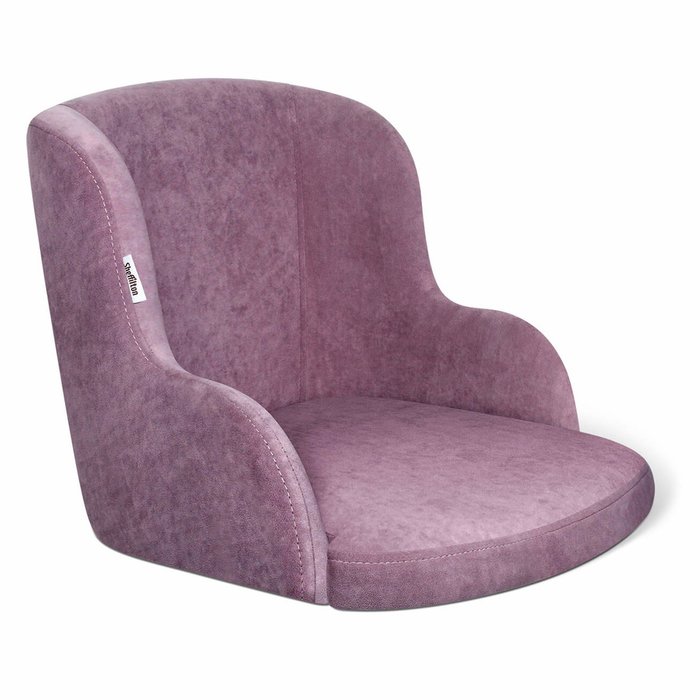 Стул с подлокотниками Prospero фиолетового цвета на черных ножках - купить Обеденные стулья по цене 10470.0