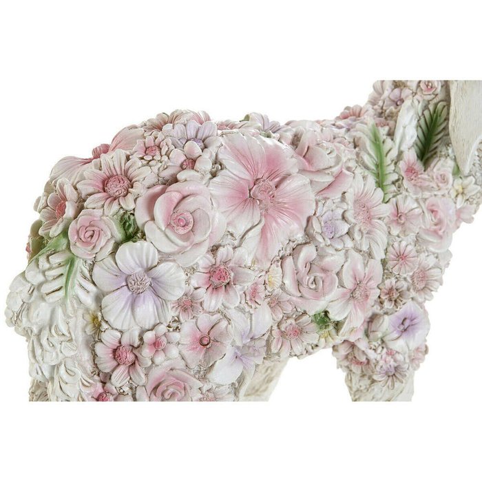 Декоративная фигура Home ESPRIT Белый Разноцветный Цветы 34 X 13,5 X 18,5 cm (2 штук) - купить Фигуры и статуэтки по цене 10431.0