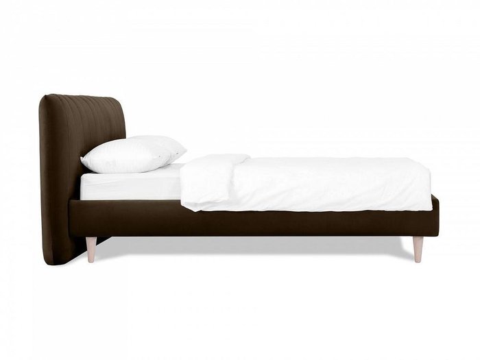 Кровать Queen Anastasia L 160х200 темно-коричневого цвета - лучшие Кровати для спальни в INMYROOM