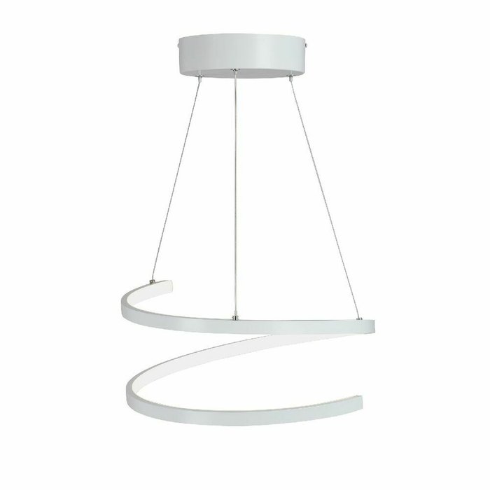 Подвесной светильник V3044-0/1S (металл, цвет белый) - лучшие Подвесные светильники в INMYROOM