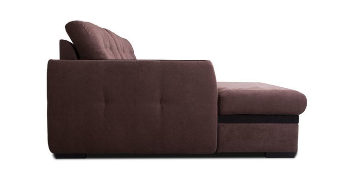 Угловой модульный диван-кровать Айдер коричневого цвета  - лучшие Угловые диваны в INMYROOM