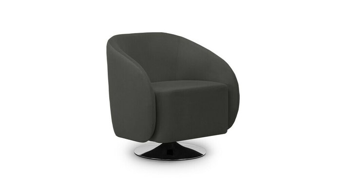 Кресло для отдыха Фалко темно-серого цвета - лучшие Интерьерные кресла в INMYROOM