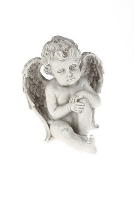 Набор из двух фигур Ангелы Херувимы белого цвета