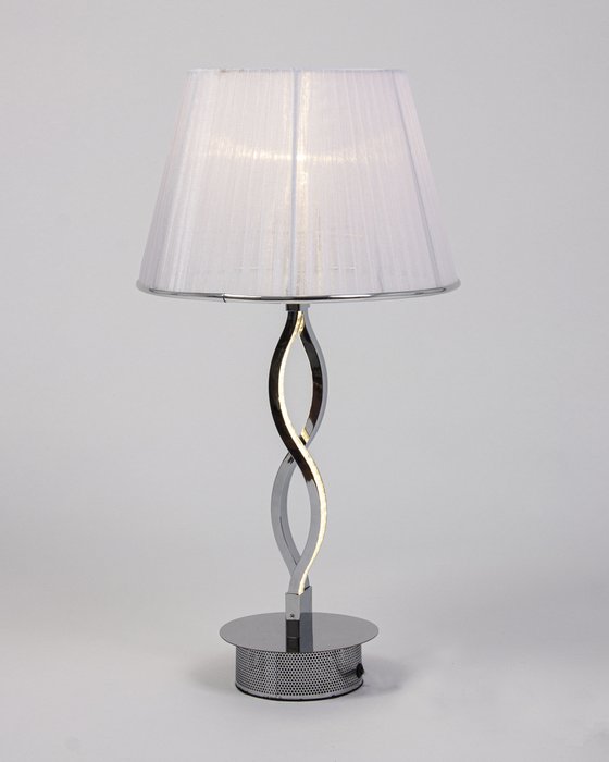 Настольная лампа Charlotte MT524 (металл, цвет хром) - лучшие Настольные лампы в INMYROOM
