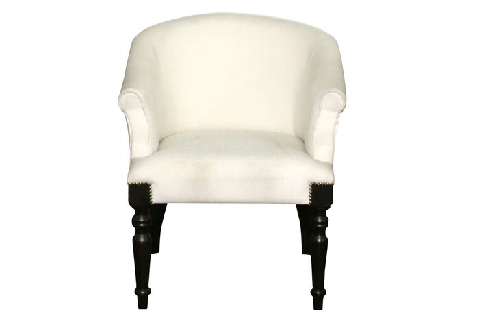 Кресло Hibbol белого цвета - купить Интерьерные кресла по цене 26400.0