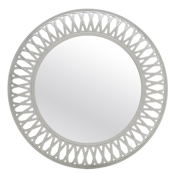 Зеркало настенное белого цвета