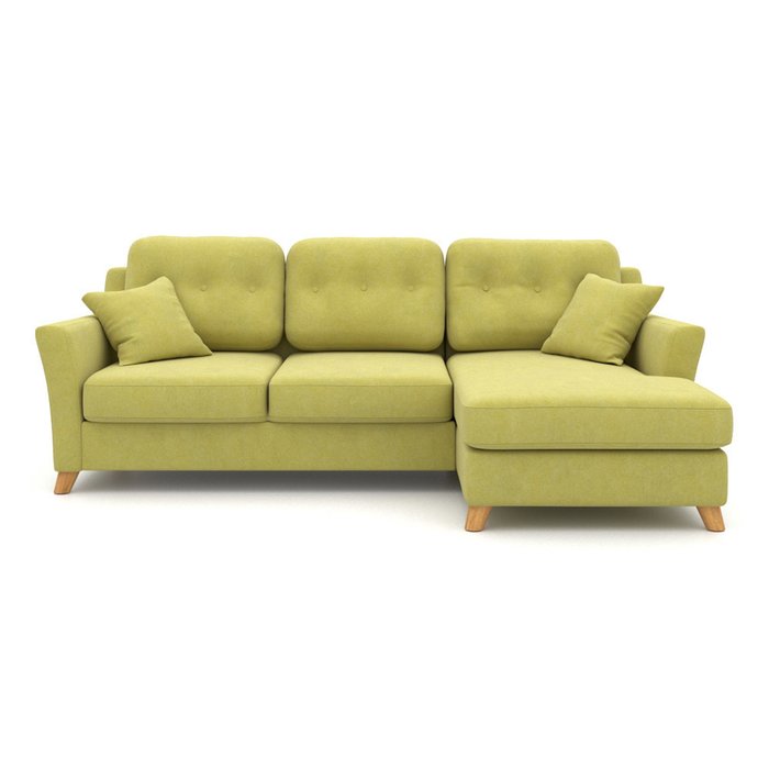 Угловой диван-кровать Raf EKL зеленый