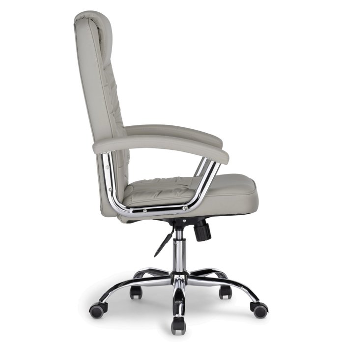 Кресло компьютерное Rik бежево-серого цвета - лучшие Офисные кресла в INMYROOM