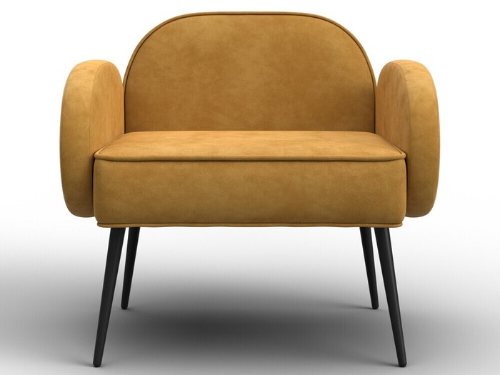 Кресло Лига-086 желтого цвета - купить Интерьерные кресла по цене 21990