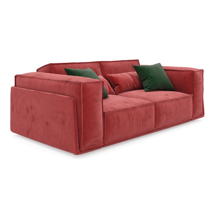 Диван-кровать Vento Classic двухместный красного цвета - купить Прямые диваны по цене 110600.0
