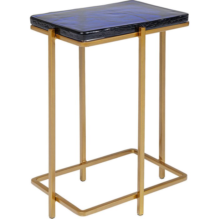 Столик приставной Lagoon с синей столешницей - купить Кофейные столики по цене 32470.0