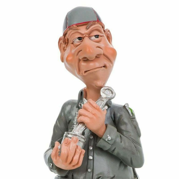 Декоративная фигура полистоун Механик 8 x 25 x 10 cm - лучшие Фигуры и статуэтки в INMYROOM